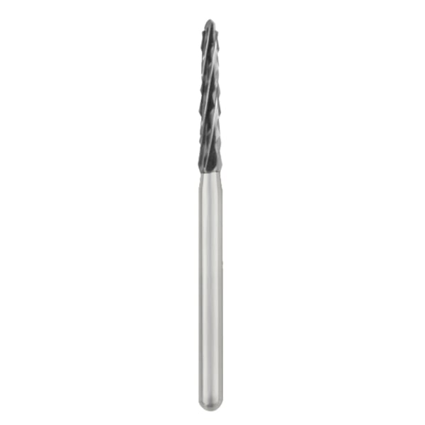SS White FG #162A.016 Serrated Bone Cutter Bur 5/Pk. Head length 9mm, head diameter 1.6mm, tip