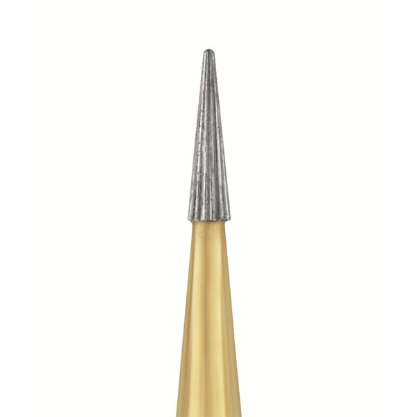 SS White FG #SE3-20 Round Safe End Taper Carbide Bur. Package of 5 Burs