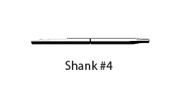 SS White HP (Impact) #702 Cross Cut Fissure, Oral Surgery Carbide Bur, Shank #4 - 44.5 mm. Fits
