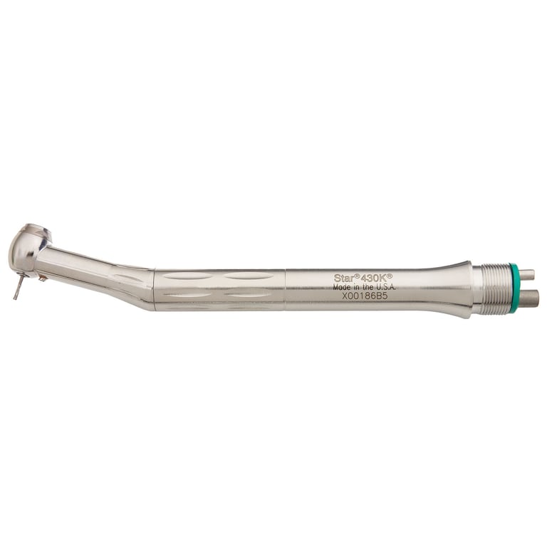 430 K High-Speed Handpiece, Lubricated 4-Line, Ceramic-bearing Autochuck Turbine, 1/Pk. Fixed back