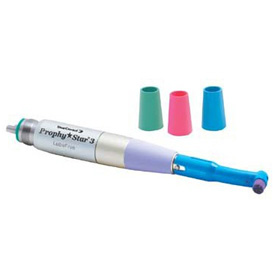 Prophy Star 3 Hygiene Handpiece with 4 Grips (Blue, Aqua, Lavender, Pink), 4-line, 0 - 5,000 RPM