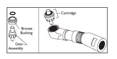 Titan 3 Five Star Prophy Angle Cartridge #258948 (includes cartridge and bronze bushing