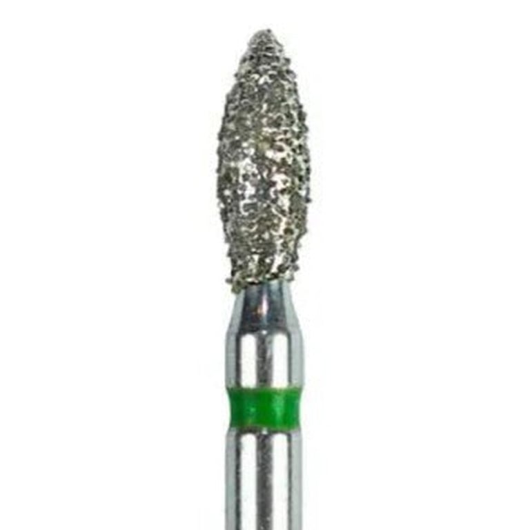 Tempo FG #368.023 Coarse Grit Pointed Football Shaped Diamond Bur, Single Use, Sterile, 25/Pk