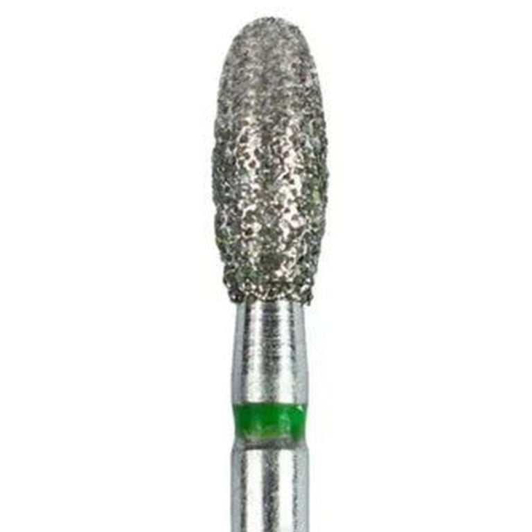 Tempo FG #369.023 Coarse Grit Football Shaped Diamond Bur, Single Use, Sterile, 25/Pk. Head size