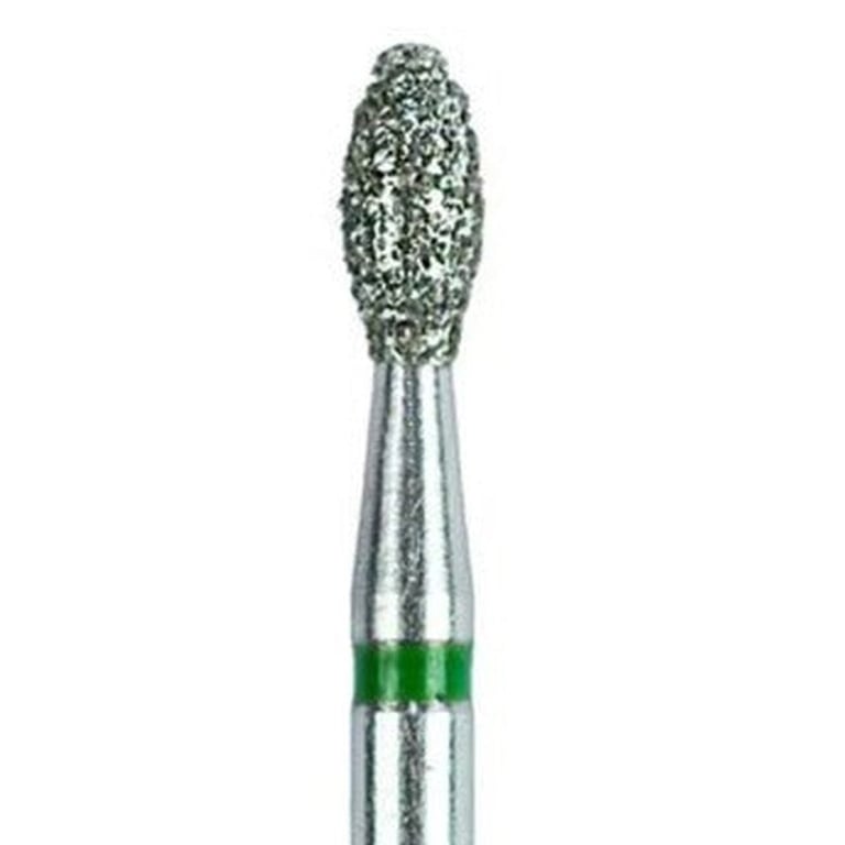 Tempo FG #379.018 Coarse Grit Egg Shaped Diamond Bur, Single Use, Sterile, 25/Pk. Head size