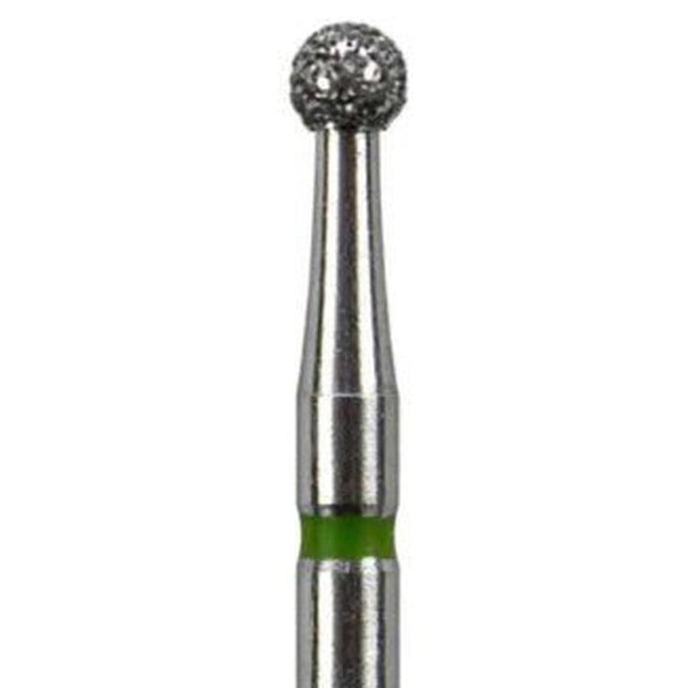 Tempo FG #801.023 Coarse Grit Round Diamond Bur, Single Use, Sterile, 25/Pk. Head size: 0.23mm
