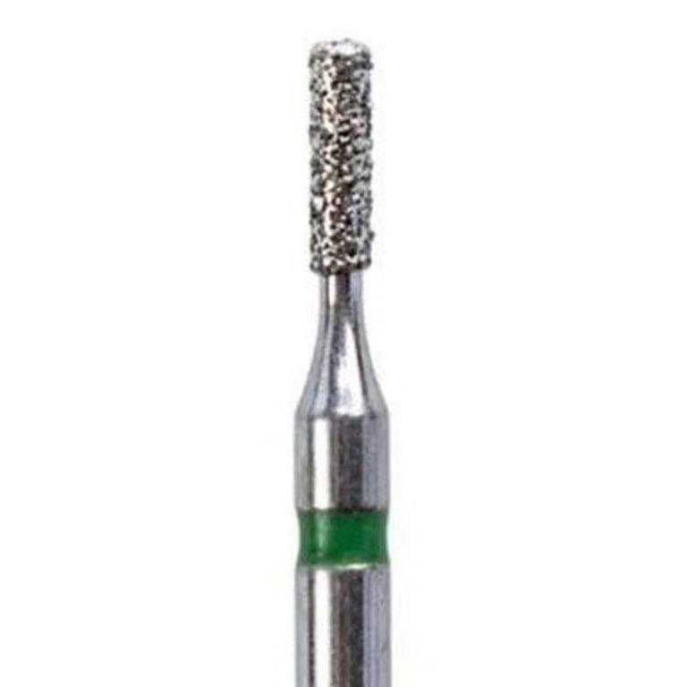 Tempo FG #835.010 Coarse Grit Flat End Cylinder Diamond Bur, Single Use, Sterile, 25/Pk. Head