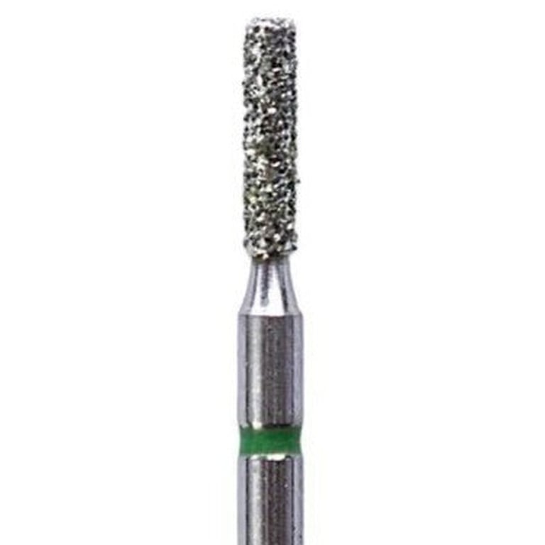 Tempo FG #836.012 Coarse Grit Flat End Cylinder Diamond Bur, Single Use, Sterile, 25/Pk. Head