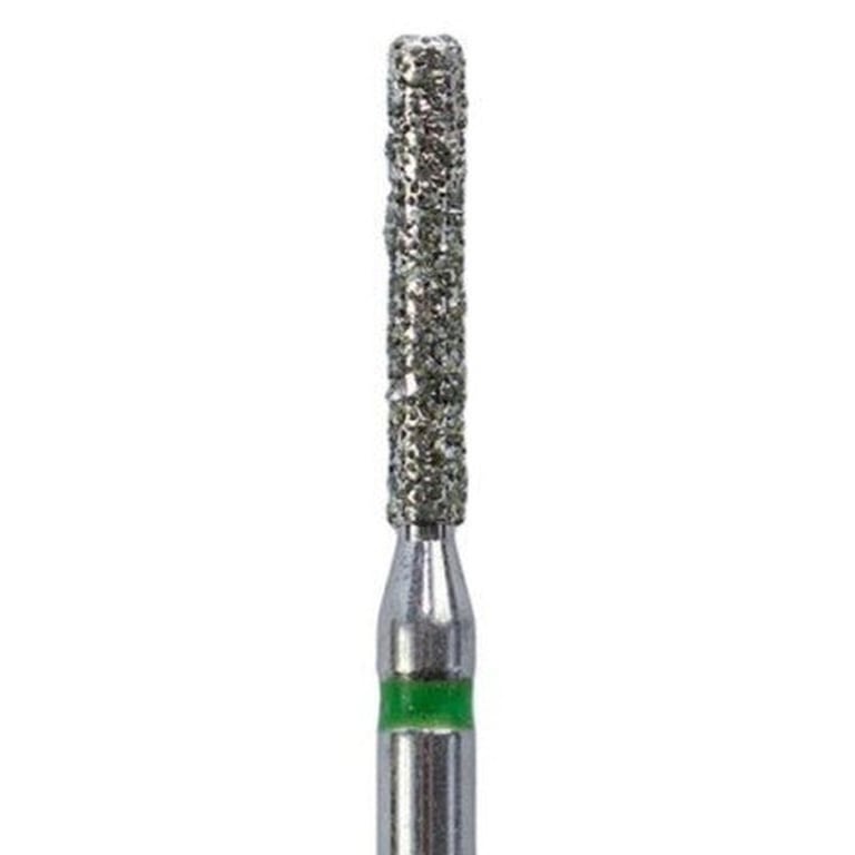 Tempo FG #837.012 Coarse Grit Flat End Cylinder Diamond Bur, Single Use, Sterile, 25/Pk. Head