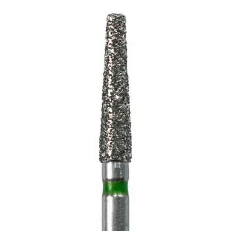 Tempo FG #847.018 Coarse Grit Flat End Taper Diamond Bur, Single Use, Sterile, 25/Pk. Head size