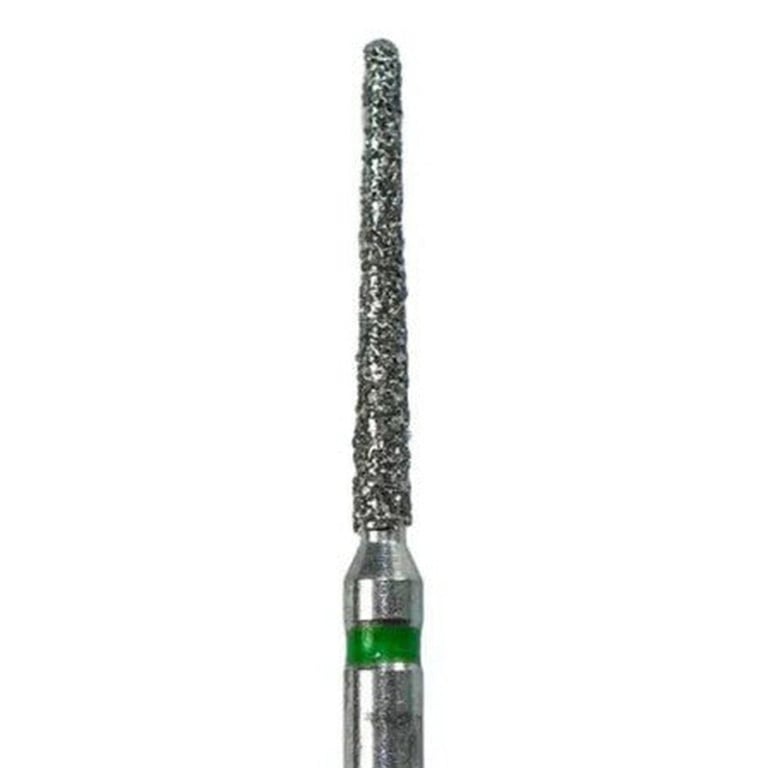 Tempo FG #848.012 Coarse Grit Flat End Taper Diamond Bur, Single Use, Sterile, 25/Pk. Head size