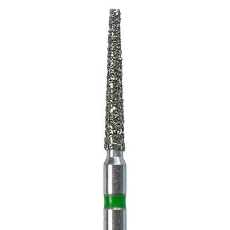 Tempo FG #848.014 Coarse Grit Flat End Taper Diamond Bur, Single Use, Sterile, 25/Pk. Head size