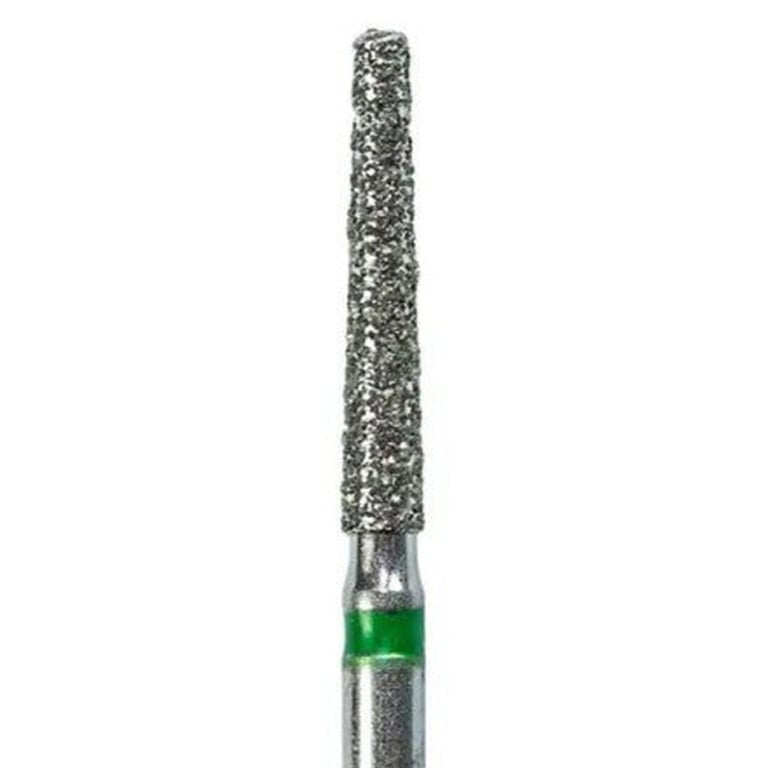 Tempo FG #848.016 Coarse Grit Flat End Taper Diamond Bur, Single Use, Sterile, 25/Pk. Head size