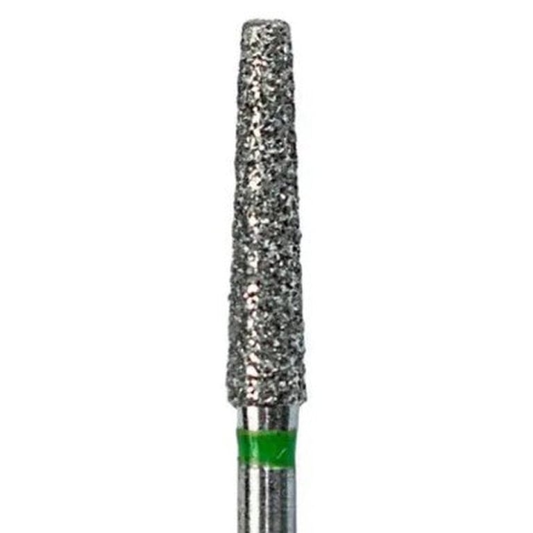 Tempo FG #848.021 Coarse Grit Flat End Taper Diamond Bur, Single Use, Sterile, 25/Pk. Head size