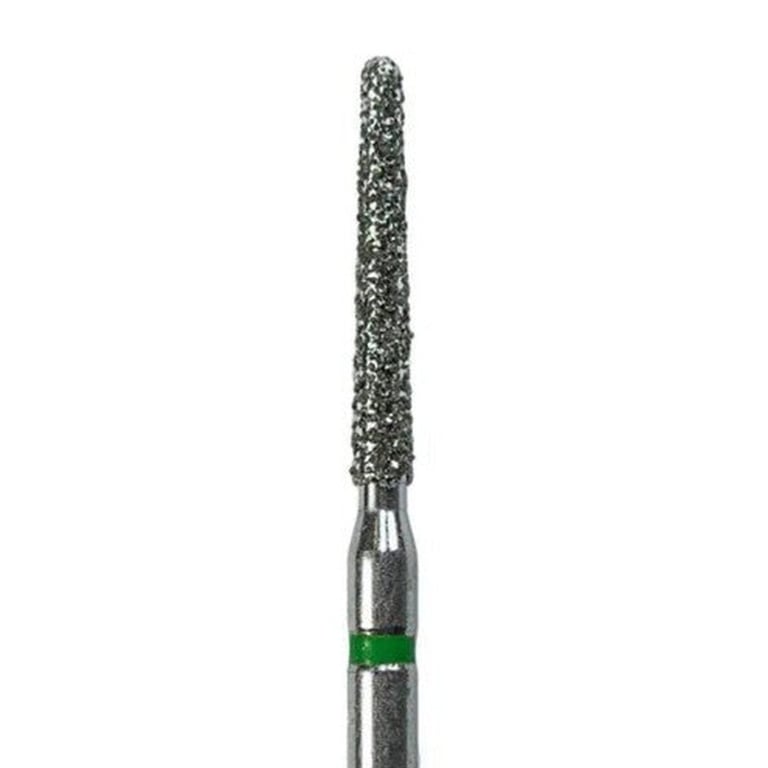 Tempo FG #850.014 Coarse Grit Round End Taper Diamond Bur, Single Use, Sterile, 25/Pk. Head size
