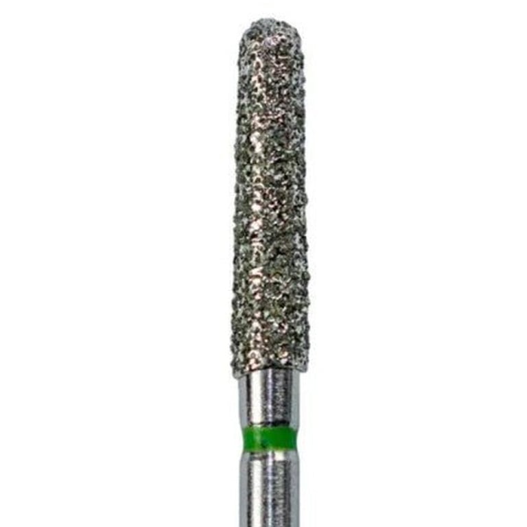 Tempo FG #856L.020 Coarse Grit Round End Taper Diamond Bur, Single Use, Sterile, 25/Pk. Head size