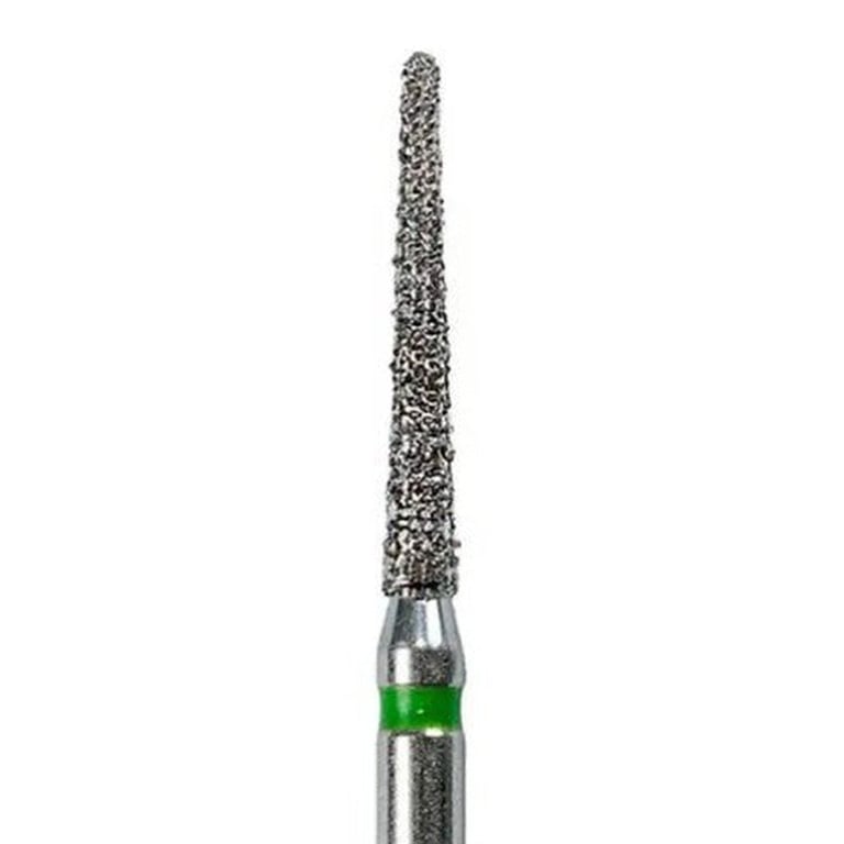 Tempo FG #859.014 Coarse Grit Needle Shaped Diamond Bur, Single Use, Sterile, 25/Pk. Head size