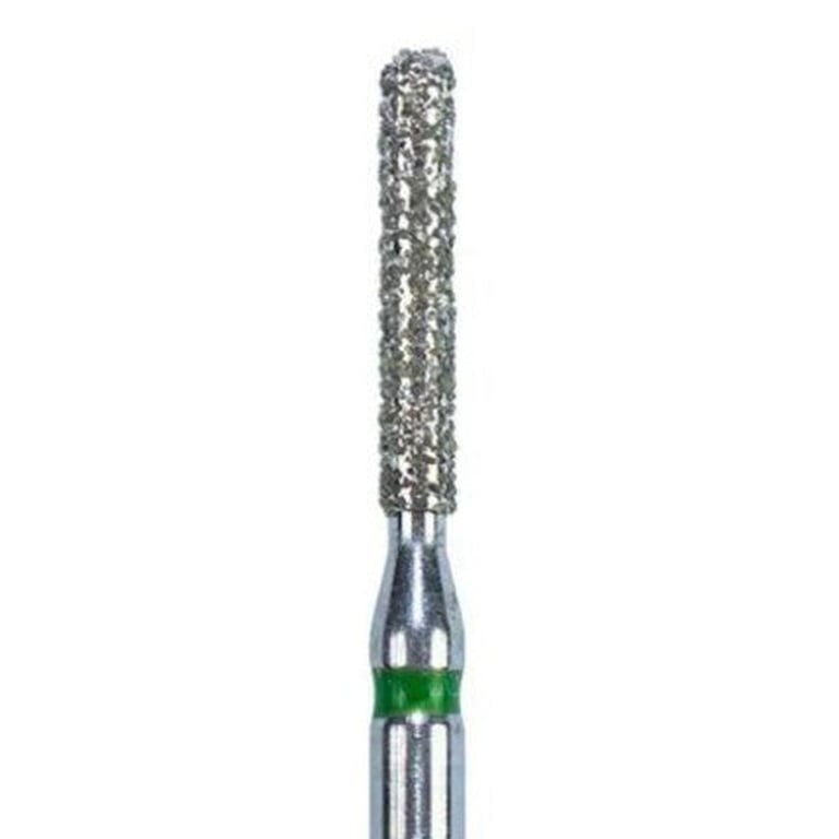 Tempo FG #KS1.012 Coarse Grit Modified Round End Cylinder Diamond Bur, Single Use, Sterile, 25/Pk