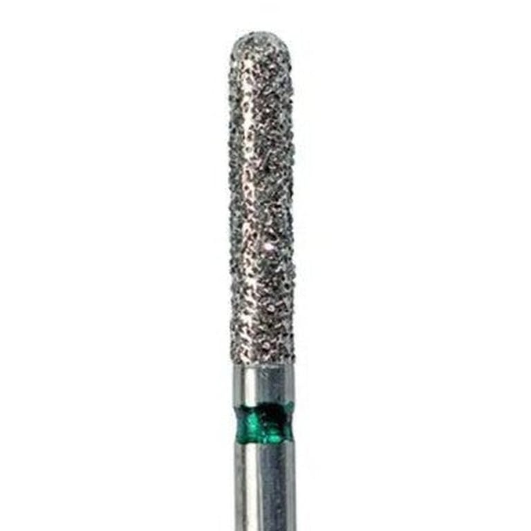 Tempo FG #KS3.016 Coarse Grit Modified Round End Cylinder Diamond Bur, Single Use, Sterile, 25/Pk