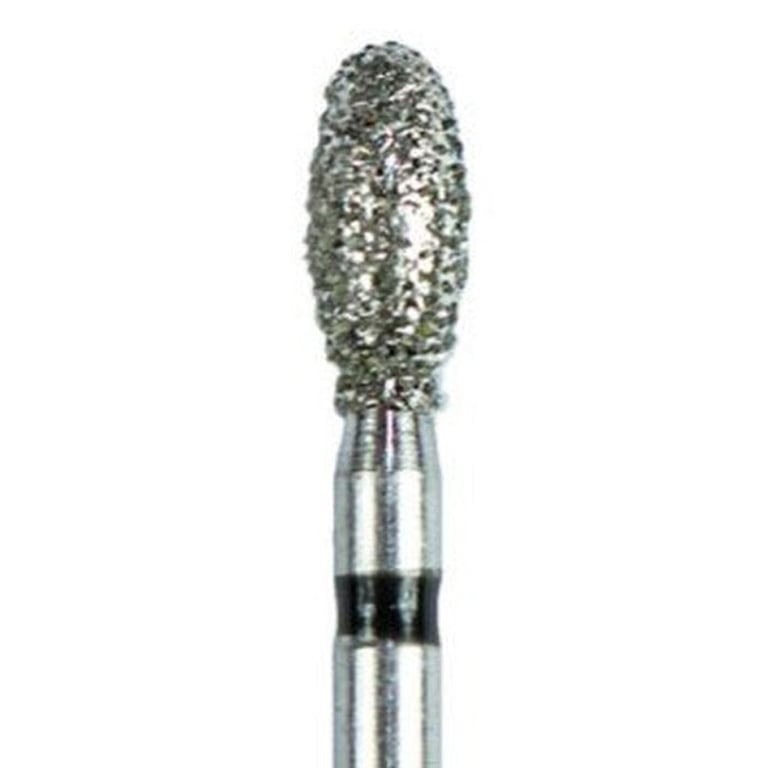 Tempo FG #379.023 Super Coarse Grit Egg Shaped Diamond Bur, Single Use, Sterile, 25/Pk. Head size