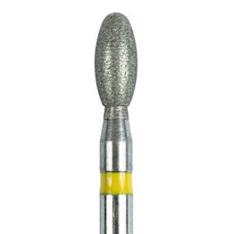 Tempo FG #379.023 Super Fine Grit Egg Shaped Diamond Bur, Single Use, Sterile, 25/Pk. Head size