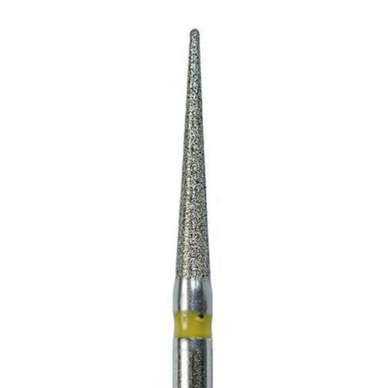 Tempo FG #859.016 Super Fine Grit Needle Shaped Diamond Bur, Single Use, Sterile, 25/Pk. Head