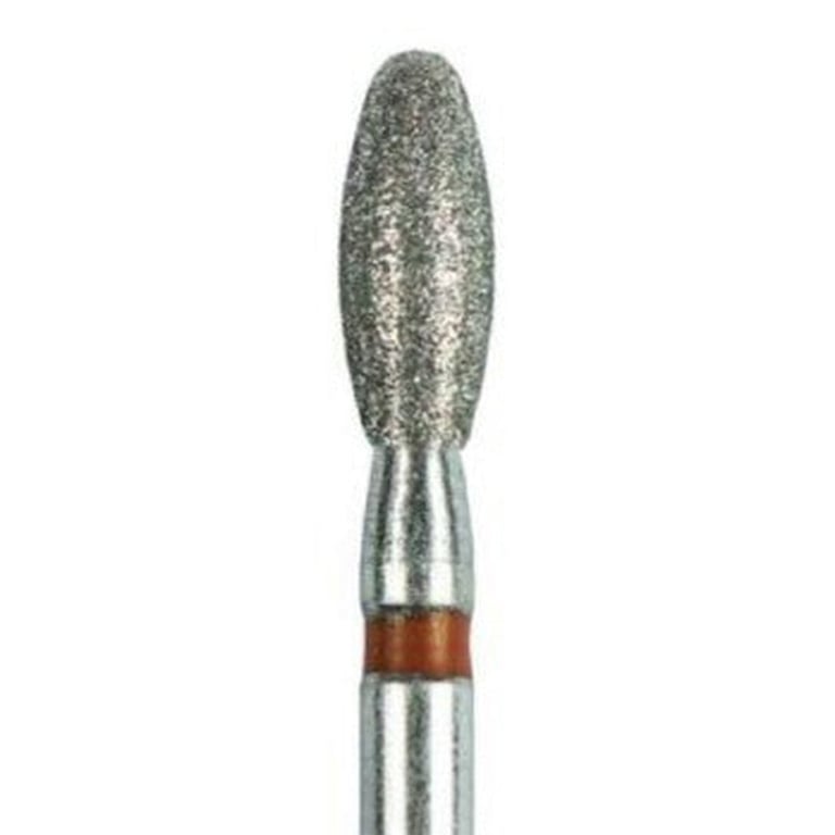 Tempo FG #369.023 Fine Grit Football Shaped Diamond Bur, Single Use, Sterile, 25/Pk. Head size