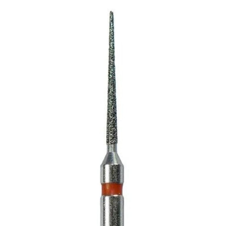 Tempo FG #859.010 Fine Grit Needle Shaped Diamond Bur, Single Use, Sterile, 25/Pk. Head size
