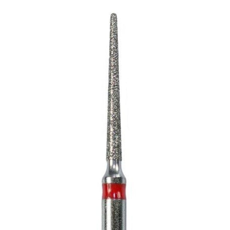 Tempo FG #859.012 Fine Grit Needle Shaped Diamond Bur, Single Use, Sterile, 25/Pk. Head size