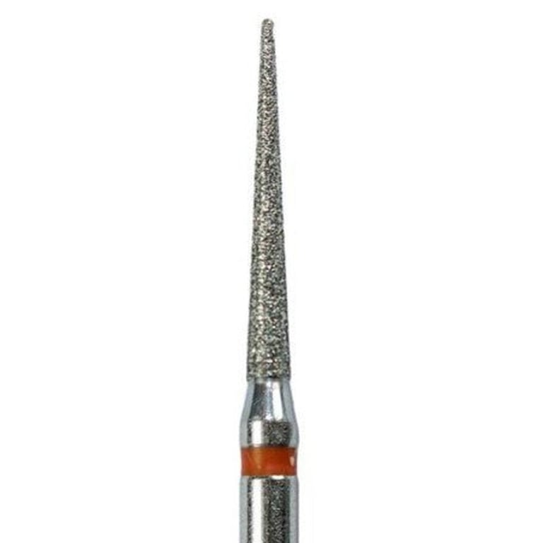 Tempo FG #859.014 Fine Grit Needle Shaped Diamond Bur, Single Use, Sterile, 25/Pk. Head size