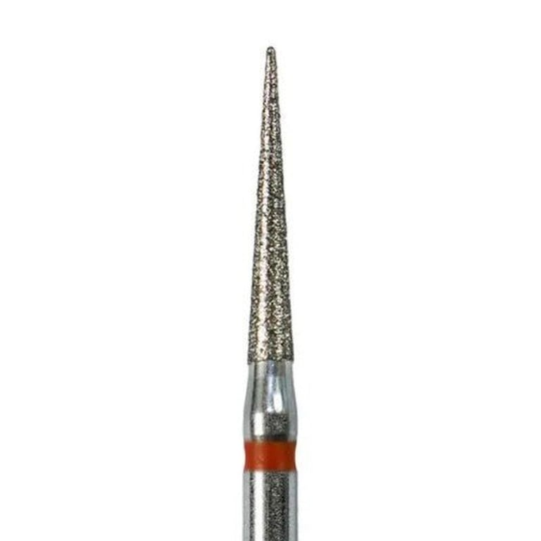 Tempo FG #859.016 Fine Grit Needle Shaped Diamond Bur, Single Use, Sterile, 25/Pk. Head size