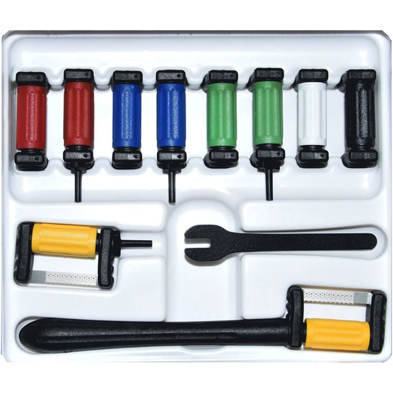 Magic Strip Reciprocating Guided IPR Starter Kit. Includes: 4 x S-ATT strip attachments, 2 x