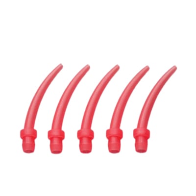 Genie RED Intraoral Mixing Tips - Redesigned for New Type Cartridges, 100/Box. For use with lower