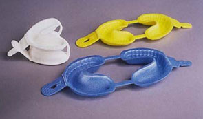 Topex Large Blue Hinged Dual Arch Fluoride Trays,