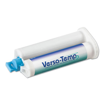 Versa-Temp 2 Shade A3, Bulk Pack: 3 - 50 mL Cartridges (No Tips). Temporary Crown & Bridge resin
