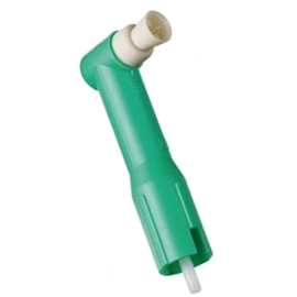 Duropro Disposable Prophy Angle with 4-Web Firm Cup - White/Blue Body. Low profile, Latex-Free