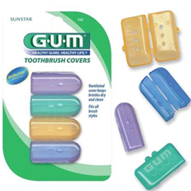 GUM Protect Antibacterial Toothbrush Covers 24/Pk