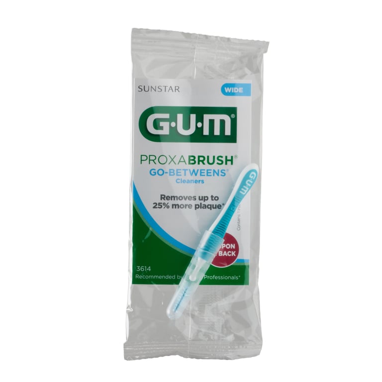 GUM Proxabrush Go-Betweens Cleaner - Wide, Tapere