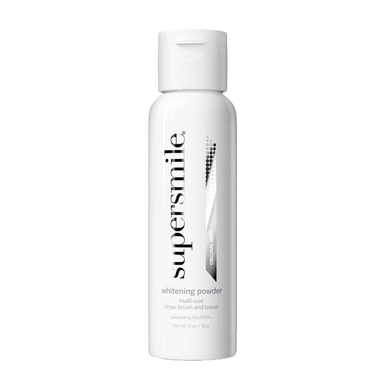 SuperSmile Multi-Use 3-in-1 Whitening Powder, Mint, 2Oz. Bottle, Single Bottle. Formulated