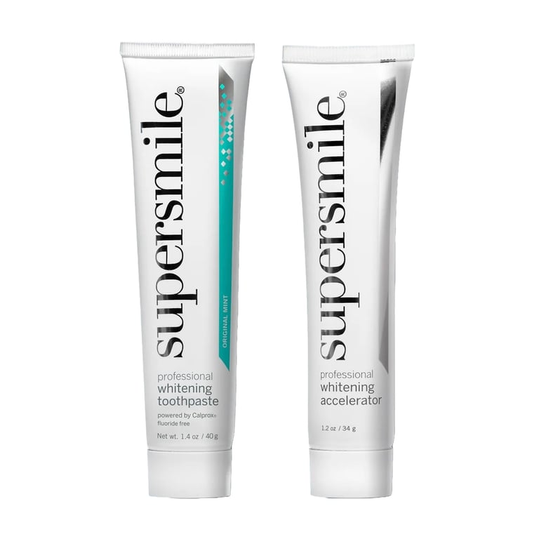 SuperSmile Fluoride-Free Professional Whitening Toothpaste, 1.4Oz. Tube, 1/Pk. Includes: 1.2oz