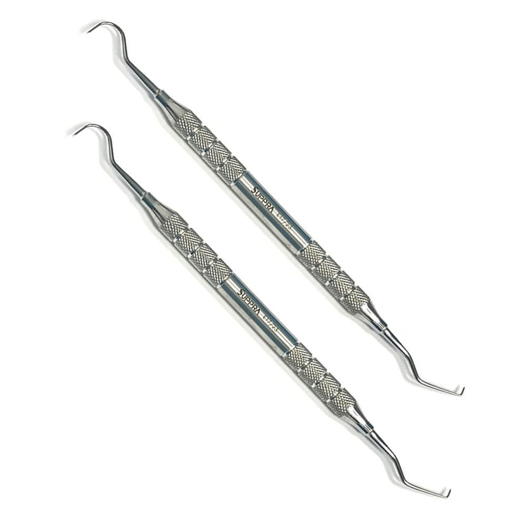 SUPPRA #17/23 Double-end Explorer with #6 Satin Steel Handle, 2/Pk