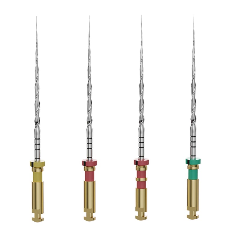 SUPPRA Endo Recipro File, 25mm, Assorted, 4/Pk. Includes 20/.04, 25/.04, 35/.04, 25/.06. Similar