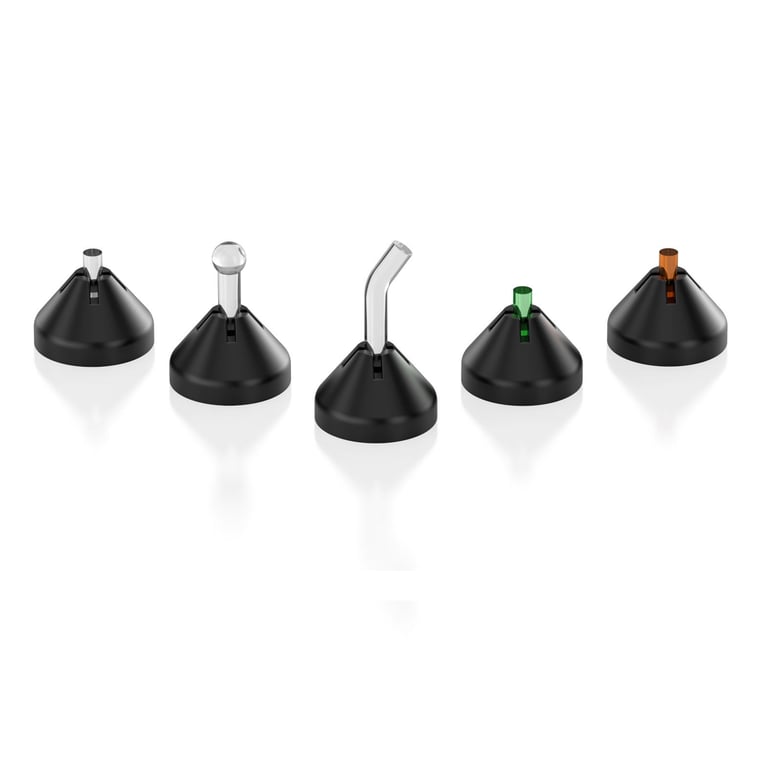 SUPPRA G5 Magnetic Curing Light Tips Lens, 5/Pk. Includes spot curing, near-cured ball, root canal