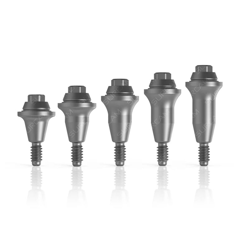 Surcam M1.4 Thread (Cone), NP Platform Conical Connection Figure 5 Tray Multi Unit Kit. Includes