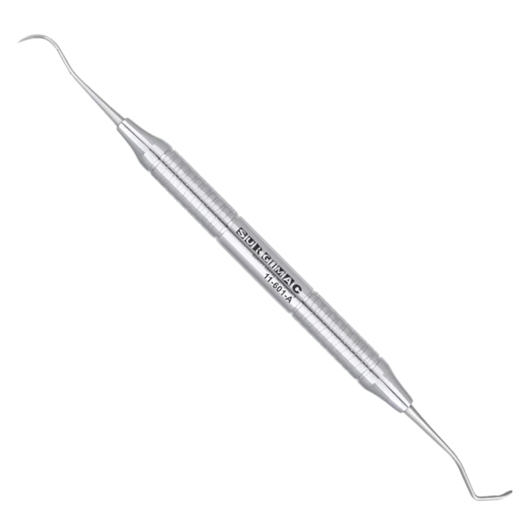 Air Series #1 Nevi Posterior Double-Ended Stainless Steel Scaler, 1/Pk. Removes supragingival