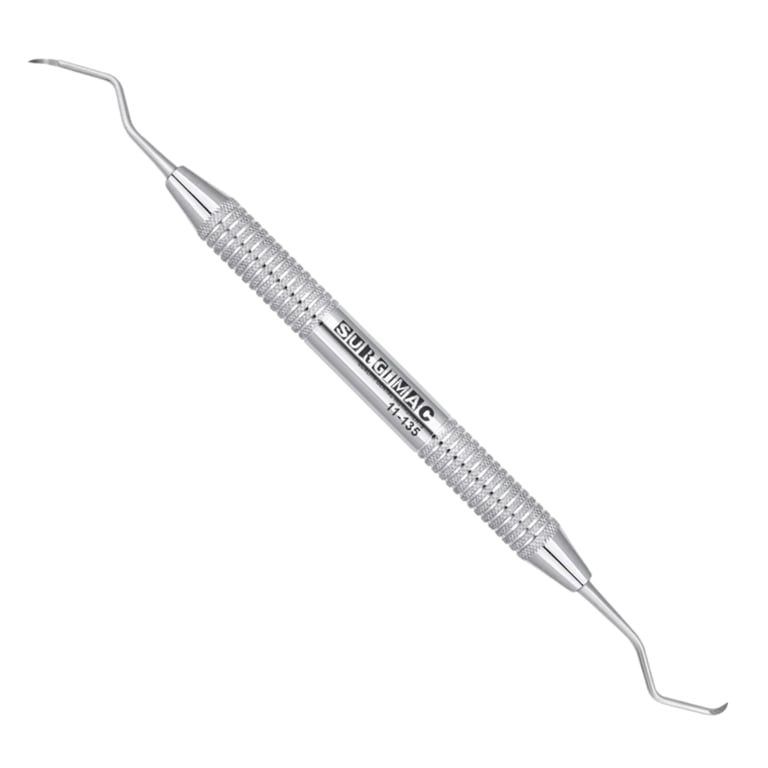 Air Series 135 Double-Ended Stainless Steel Sickle Scaler w/Hollow Handle, 1/Pk. Removes