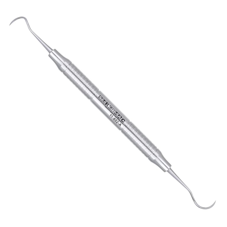 Air Series #2 Nevi Posterior Double-Ended Stainless Steel Scaler, 1/Pk. Removes supragingival