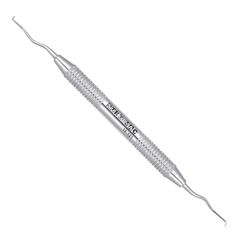 Air Series Double-Ended Stainless Steel #1/2 Mini Gracey Curette, 1/Pk. Designed for scaling