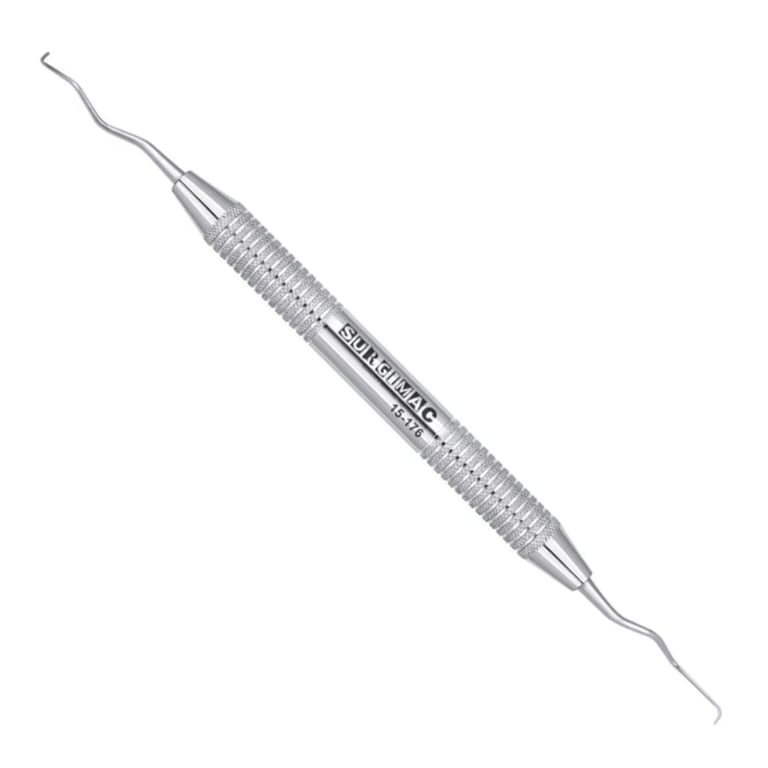 Air Series Double-Ended Stainless Steel #13/14 Mini Gracey Curette, 1/Pk. Designed for scaling