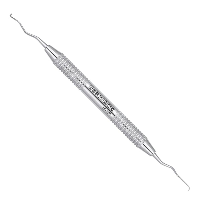 Air Series Double-Ended Stainless Steel #7/8 Mini Gracey Curette, 1/Pk. Designed for scaling